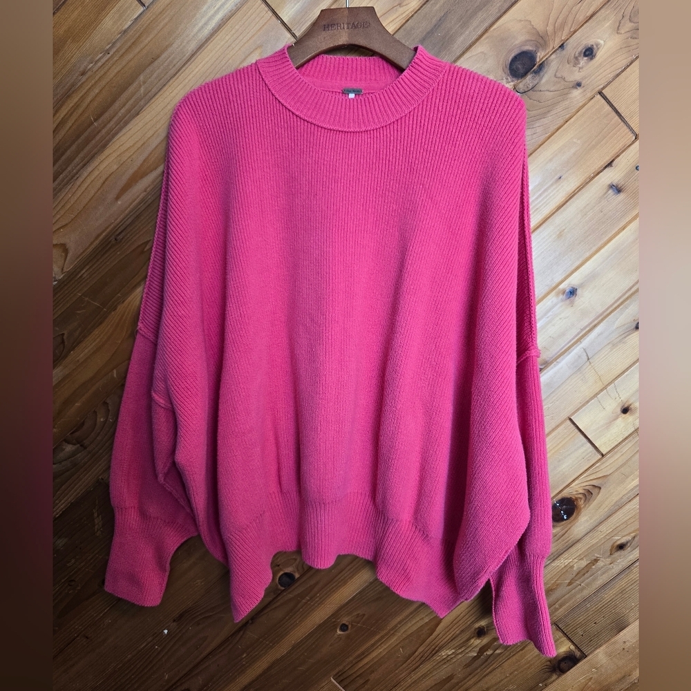 Free People Easy Street Tunic Sweater Size Medium - Picture 2 of 6